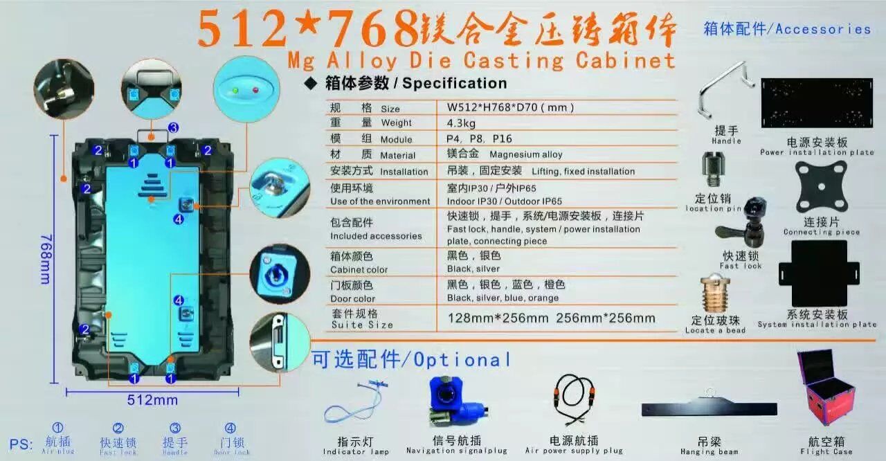 512mmx768mm压铸箱体